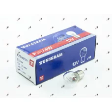 лампа  A 12V 21+4W Tungsram зміщений цоколь