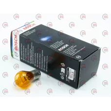 лампа A 24V PY21W BAU15s BOSCH Yellow смещен.цоколь