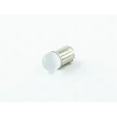 Лампа LED А 24V T4W BA9s WHITE  2 SMD 2835 lens MT Round матовая линза