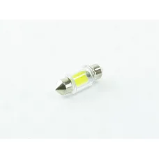 Лампа LED AC 12V T10.5х31 SV8,5 WHITE COB (суцільне світло) у колбі