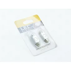 Лампа LED AC 12V T10.5х36 SV8,5 BLUE  1W
