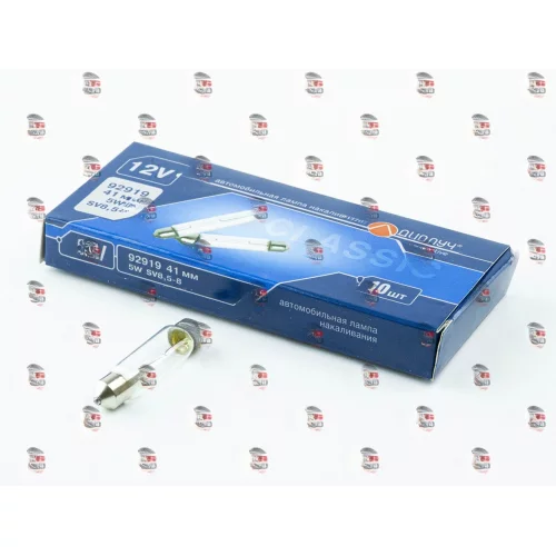 лампа  AC салону 12V 5W 11*41mm Диалуч