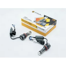 лампа LED з лінзою H8/H9/H11/H16 12V  30W G10 5500K радіатор з вентилят.