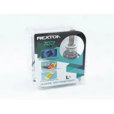 лампа LED H27 12V  70W Nextone L4 6000K 18000L CAN BUS радиатор с вентилят.