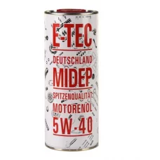 Масло E-Tec 5W-40 EVO (1л) метал