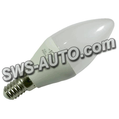 лампа светодиодная 220V E14  7W C37 4100K нейтральный белый
