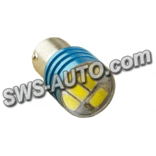 Лампа светодиодная А 12-21 WHITE   6 SMD 2835 с линзой