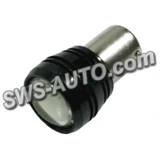 Лампа светодиодная А 12-21 WHITE   1 LED 1W с линзой