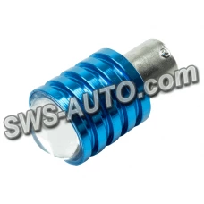 Лампа светодиодная А 12-21 WHITE   2 LED 5 W с линзой