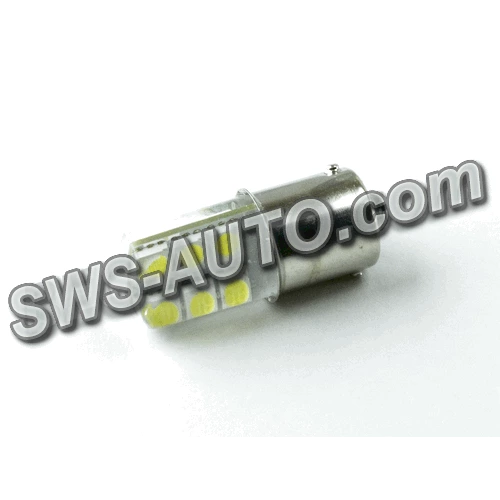 Лампа светодиодная А 12-21 WHITE  12 SMD 2835 силикон