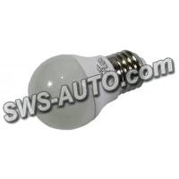 лампа побутова діодна 220V E27  5W G45 3000K теплий білий