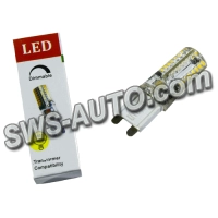 лампа побутова діодна 220V G9  3W 4100K 15*32(50) 3014-64PCS