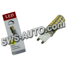 лампа побутова діодна 220V G9  3.5W 3000K 9*15*30 (50) 2835-48PCS