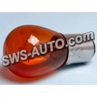 лампа  A 12V 21+5W Китай Amber-прямой цоколь