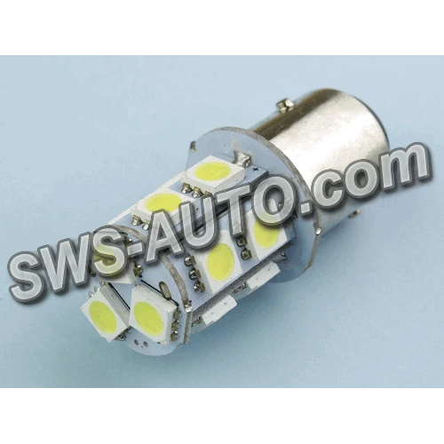 Лампа світлодіод А 12-21+5 WHITE  13 SMD 5050