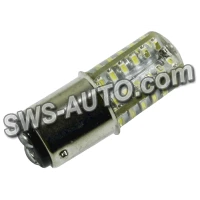 Лампа світлодіод А 12-21+5 WHITE  48 SMD 7014 силікон