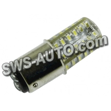 Лампа светодиодная А 12-21+5 WHITE  48 SMD 7014 силикон