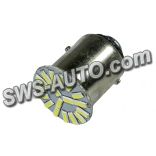 Лампа світлодіод А 12-21+5 WHITE  18 SMD-1157-4014