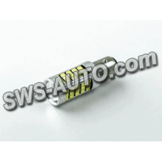 Лампа светодиодная А 12-21+5 WHITE  66 SMD 2835 с линзой