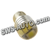 Лампа светодиодная А 12-21+5 WHITE   6 SMD 7014 с линзой