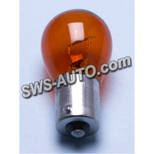 лампа  A 24V 21W Маяк Amber смещен. цоколь