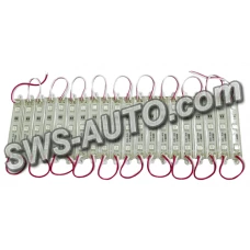 Модуль светодиодный 12V Красный  3 SMD 5730 0,72W (20шт)