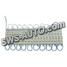 Модуль світлодіодний 12V Синій  6 SMD 5050 1,44W (20шт)