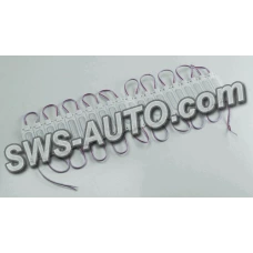 Модуль світлодіодний 12V Білий  6 SMD 5730 2W Long Lens (20шт)