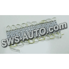 Модуль світлодіодний 12V Жовтий  6 SMD 5050 1,44W (20шт)