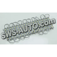 Модуль світлодіодний 12V Білий  6 SMD 5050 1,44W (20шт)