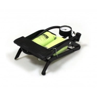 насос ножний 2 циліндра метал. з маном.  7 атм (55х100) Steel Power