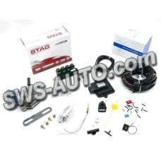 комплект (4п) 4ц.STAG-4 GoFast, ред. Alaska 95-120 к.с.(70- 90 кВт).форс. Valtek т.30, 4ц., 3 Ом,