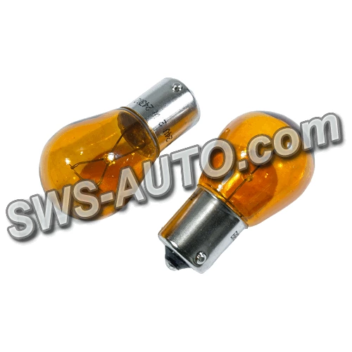 лампа  A 24V 21W BREVIA  Amber-зміщений цоколь