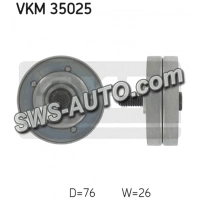 ролик опорный ген. Opel Astra G/H, Zafira, Corsa 1.7CDTI 00->  (SKF)