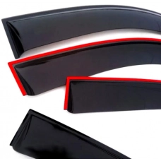 ветровик Nissan Primera (P12) сед 2001-2008 (скотч) VIP Tuning VT 52