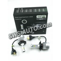 лампа LED H4 12V-24V S6 5000K 8000L  радиатор c вентилятором