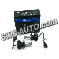 лампа LED H4 12V-24V S1 6500K 4000L 18W 360° радіатор
