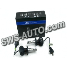 лампа LED H4 12V-24V S1 6500K 4000L 18W 360° радиатор