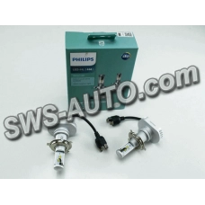 лампа LED H4 12V 6200K Ultion Pro 5100 +160%Philips+обманка