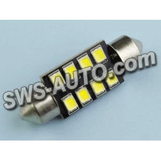 Лампа светодиодная AC лазер. 12-10 WHITE  8*2835 36мм