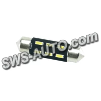 Лампа светодиодная AC лазер. 12-10 WHITE  6*4014 36мм