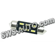 Лампа светодиодная AC лазер. 12-10 WHITE  6*4014 36мм