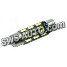 Лампа светодиодная AC лазер. 12-10 WHITE 12*4014 36мм