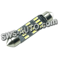 Лампа світлодіодна AC лазер. 12-10 WHITE 12*4014 41мм