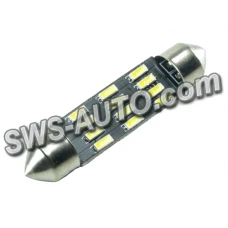 Лампа светодиодная AC лазер. 12-10 WHITE 12*4014 41мм