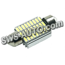 Лампа светодиодная AC лазер. 12-10 WHITE 27*3014 36мм 270Lm обманка