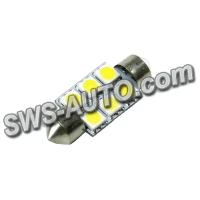 Лампа светодиодная AC лазер. 12-10 WHITE  6*5050 36мм FT