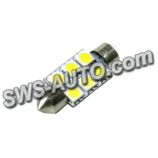 Лампа светодиодная AC лазер. 12-10 WHITE  6*5050 36мм FT