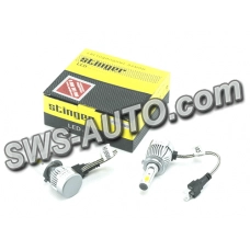 лампа LED H7 12V-24V STINGER 5500K 3200L радіатор
