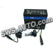 лампа LED H8/H9/H11/H16 12V-24V S1 6500K 4000L 18W 360° радіатор
